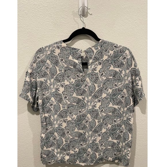 H&M Paisley Green Blouse - Picture 4 of 5